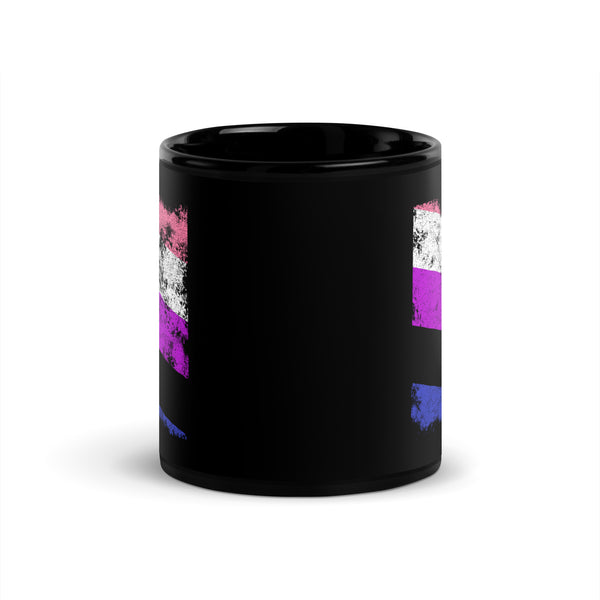 Genderfluid Flag - Distressed LGBT+ Mug
