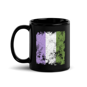Genderqueer Flag - Distressed LGBTQIA2S+ Mug