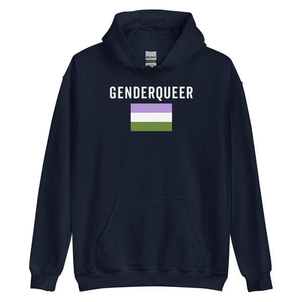 Genderqueer Flag - LGBT+ Hoodie