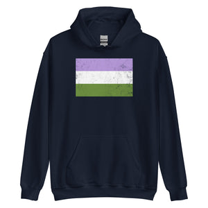Genderqueer Flag - LGBT+ Hoodie