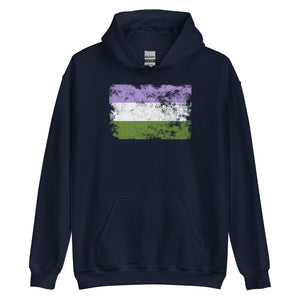 Genderqueer Flag - LGBT+ Hoodie