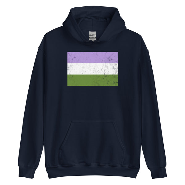 Genderqueer Flag - LGBT+ Hoodie