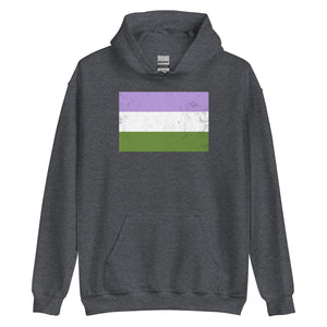 Genderqueer Flag - LGBT+ Hoodie
