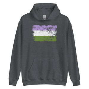Genderqueer Flag - LGBT+ Hoodie