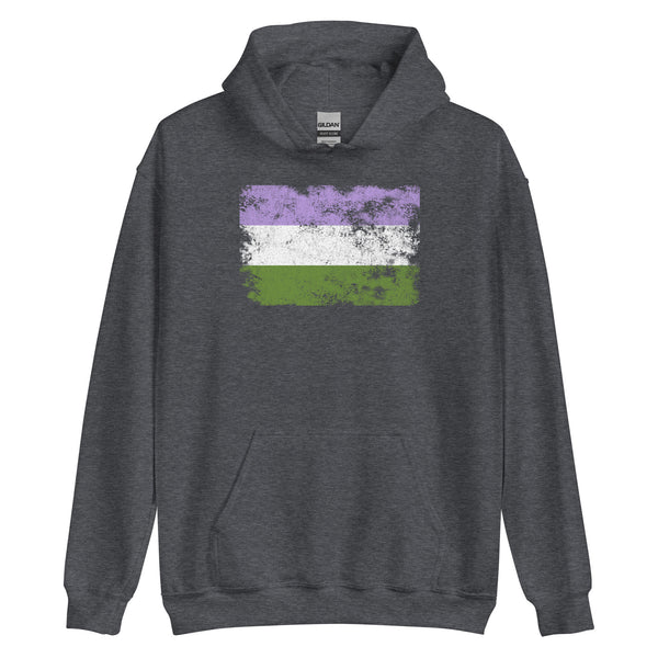 Genderqueer Flag - LGBT+ Hoodie