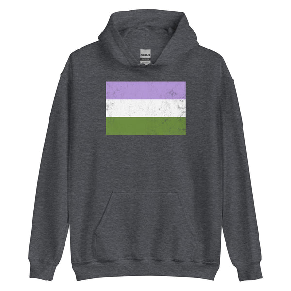 Genderqueer Flag - LGBT+ Hoodie