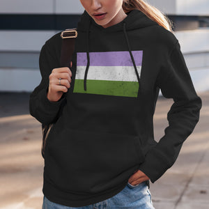 Genderqueer Flag - LGBT+ Hoodie