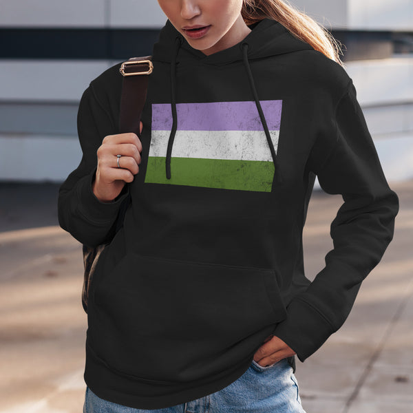 Genderqueer Flag - LGBT+ Hoodie