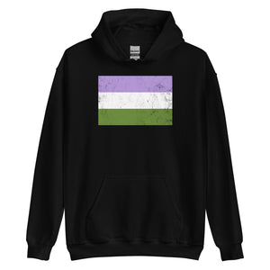 Genderqueer Flag - LGBT+ Hoodie