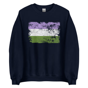 Genderqueer Flag - LGBT+ Sweatshirt