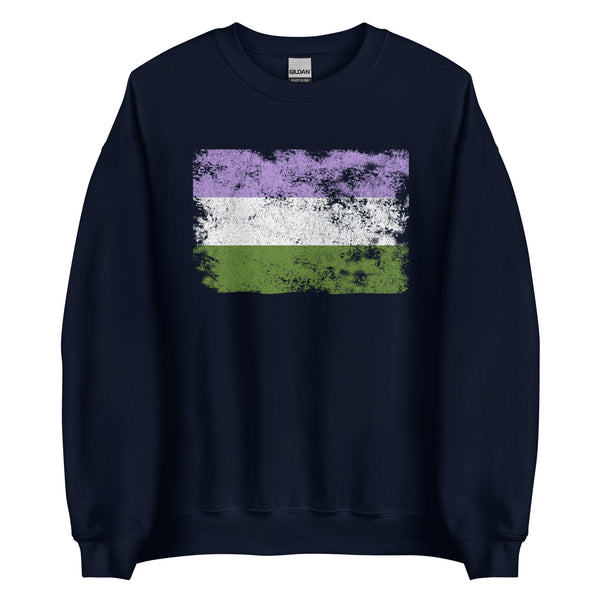 Genderqueer Flag - LGBT+ Sweatshirt