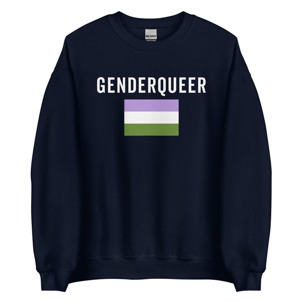 Genderqueer Flag - LGBT+ Sweatshirt