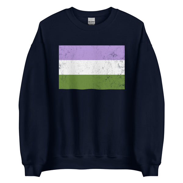 Genderqueer Flag - LGBT+ Sweatshirt