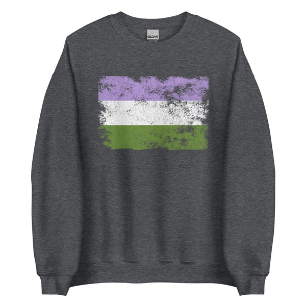 Genderqueer Flag - LGBT+ Sweatshirt