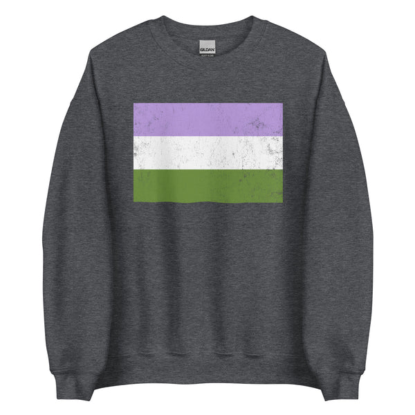 Genderqueer Flag - LGBT+ Sweatshirt