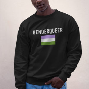 Genderqueer Flag - LGBT+ Sweatshirt