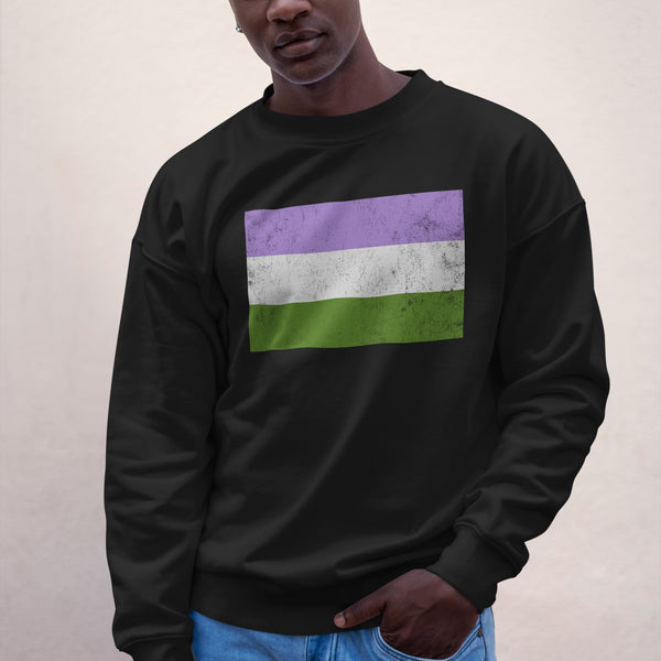 Genderqueer Flag - LGBT+ Sweatshirt