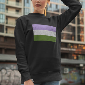 Genderqueer Flag - LGBT+ Sweatshirt