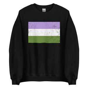 Genderqueer Flag - LGBT+ Sweatshirt