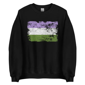 Genderqueer Flag - LGBT+ Sweatshirt