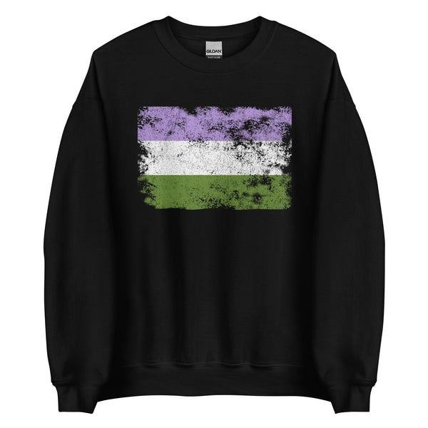 Genderqueer Flag - LGBT+ Sweatshirt