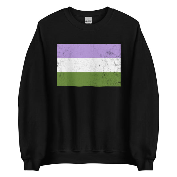 Genderqueer Flag - LGBT+ Sweatshirt