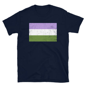 Genderqueer Flag - LGBT+ T-Shirt