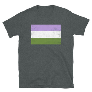 Genderqueer Flag - LGBT+ T-Shirt