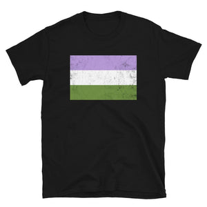 Genderqueer Flag - LGBT+ T-Shirt
