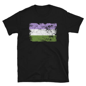 Genderqueer Flag - LGBT+ T-Shirt