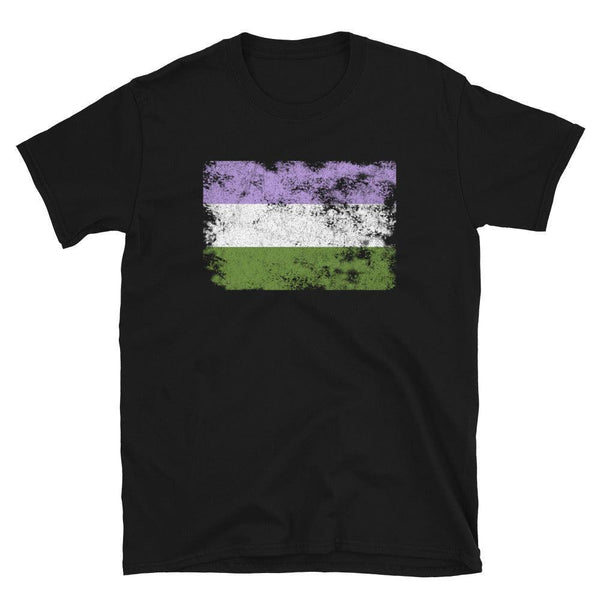 Genderqueer Flag - LGBT+ T-Shirt