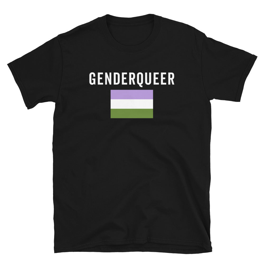 Genderqueer Flag - LGBT+ T-Shirt