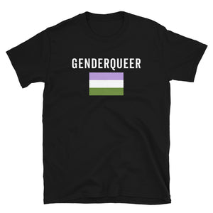 Genderqueer Flag - LGBT+ T-Shirt