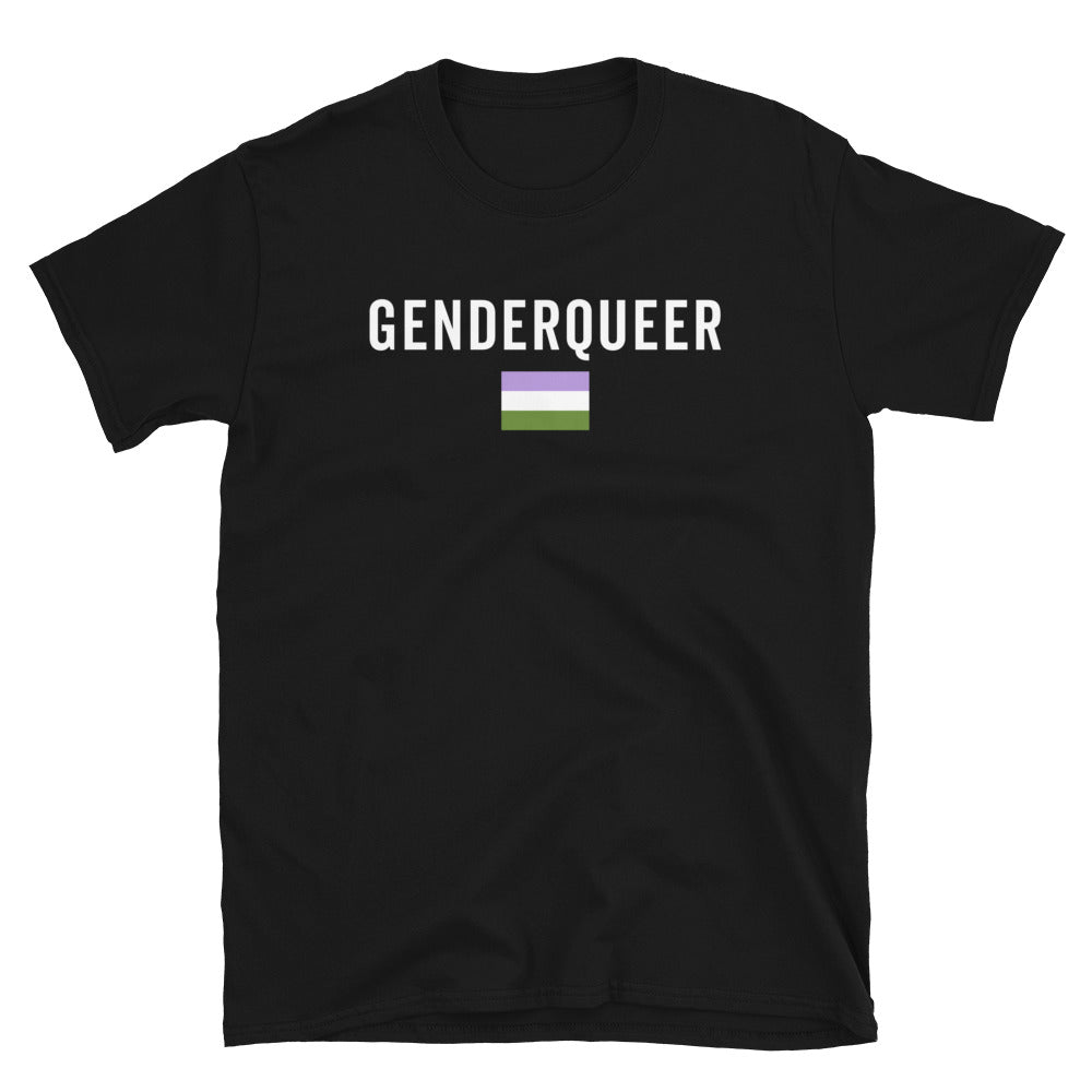 Genderqueer Flag - LGBT+ T-Shirt