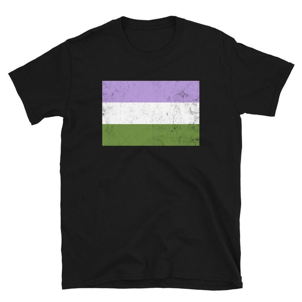 Genderqueer Flag - LGBT+ T-Shirt
