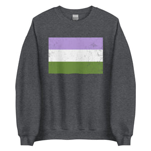 Genderqueer Flag - LGBT+ Sweatshirt