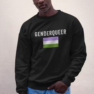 Genderqueer Flag - LGBT+ Sweatshirt