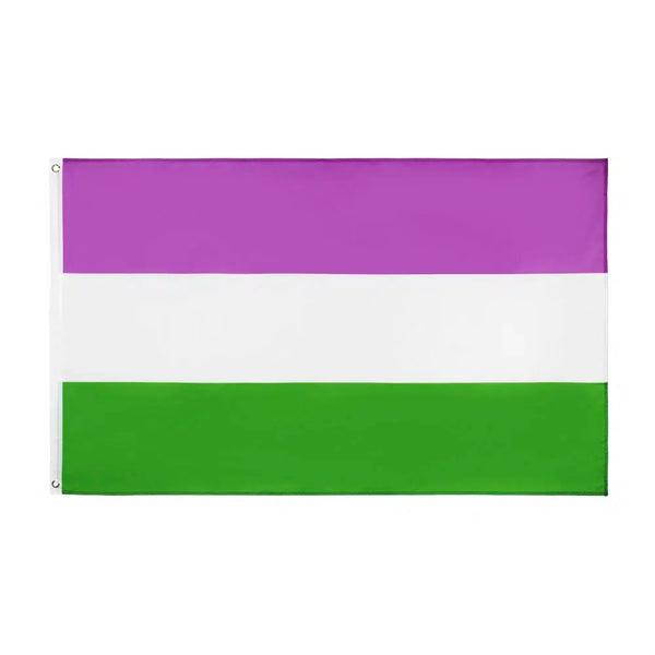 Genderqueer Pride Flag - 90x150cm(3x5ft) - 60x90cm(2x3ft) - LGBTQIA2S+