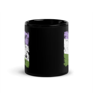 Genderqueer Flag - Distressed LGBT+ Mug