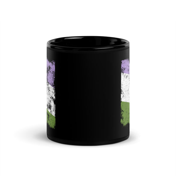 Genderqueer Flag - Distressed LGBT+ Mug