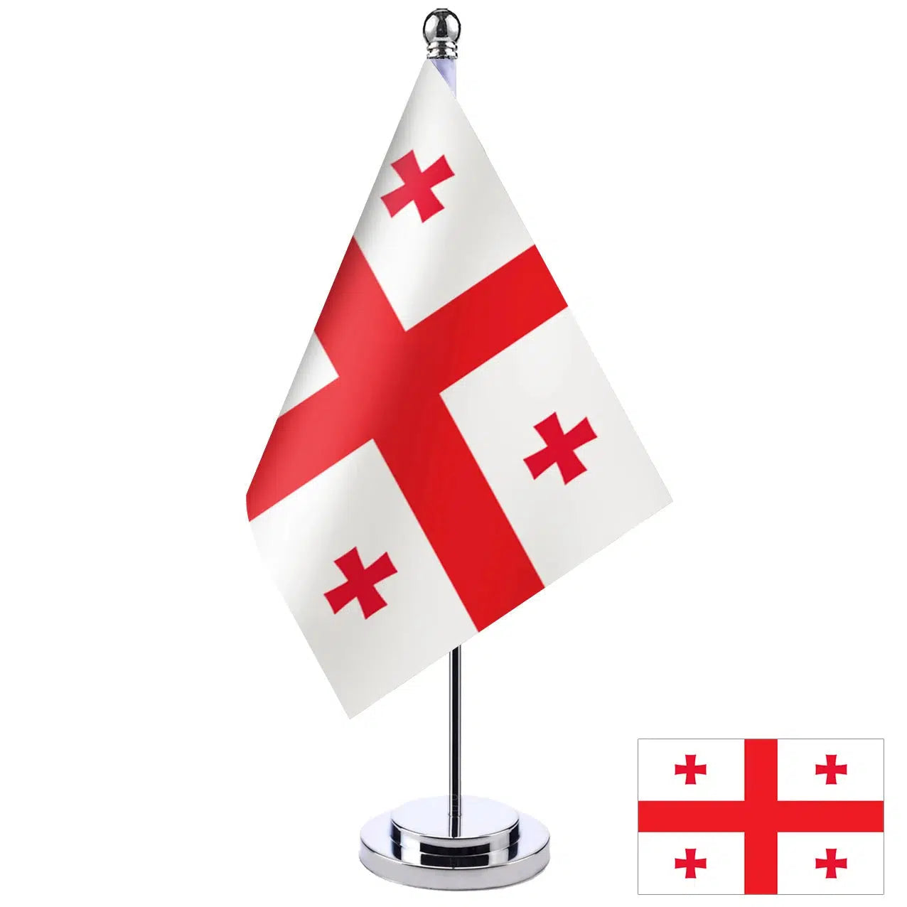 Georgia Desk Flag - Small Office Table Flag