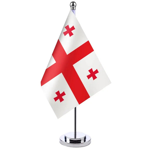 Georgia Desk Flag - Small Office Table Flag