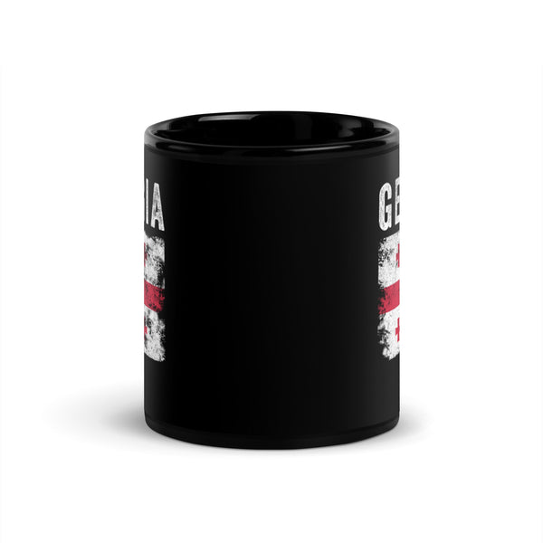 Georgia Flag Distressed - Georgian Flag Mug