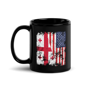 Georgia USA Flag - Half American Mug