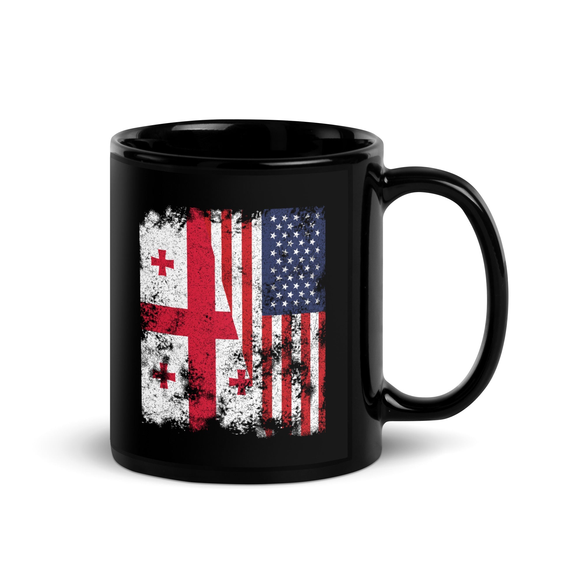 Georgia USA Flag - Half American Mug