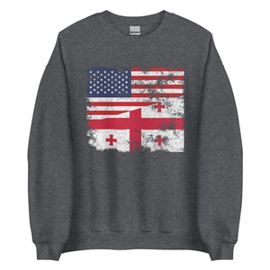 Georgia USA Flag Sweatshirt