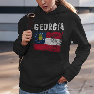 Georgia State Flag Hoodie