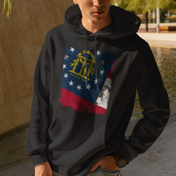 Georgia State Flag Hoodie