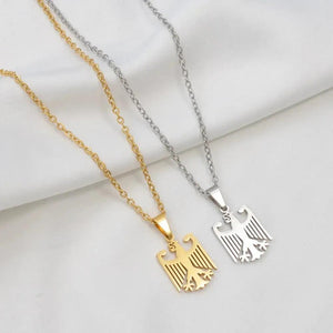 German Eagle Pendant Necklace