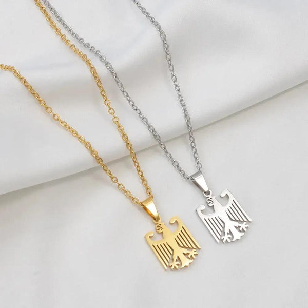 German Eagle Pendant Necklace